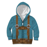 Oktoberfest Kid Hoodie Lederhosen Retro Style - Wonder Print Shop
