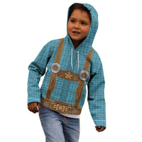 Oktoberfest Kid Hoodie Lederhosen Retro Style - Wonder Print Shop