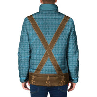 Oktoberfest Padded Jacket Lederhosen Retro Style - Wonder Print Shop
