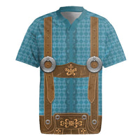 Oktoberfest Rugby Jersey Lederhosen Retro Style - Wonder Print Shop
