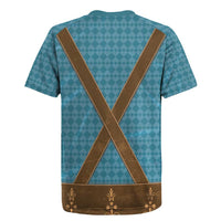 Oktoberfest Rugby Jersey Lederhosen Retro Style - Wonder Print Shop