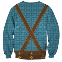 Oktoberfest Sweatshirt Lederhosen Retro Style - Wonder Print Shop