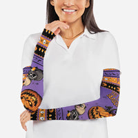 Halloween Animal Funny Arm Sleeves Short Spine Do Crime Spooky Pumpkin Chase