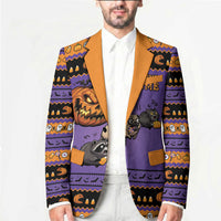 Halloween Animal Funny Blazer Short Spine Do Crime Spooky Pumpkin Chase