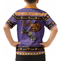 Halloween Animal Funny Hawaiian Shirt Short Spine Do Crime Spooky Pumpkin Chase