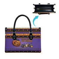 Halloween Animal Funny Leather Bag Short Spine Do Crime Spooky Pumpkin Chase