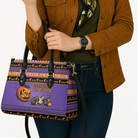 Halloween Animal Funny Leather Bag Short Spine Do Crime Spooky Pumpkin Chase