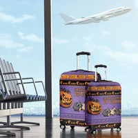 Halloween Animal Funny Luggage Cover Short Spine Do Crime Spooky Pumpkin Chase