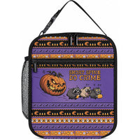 Halloween Animal Funny Lunch Bag Short Spine Do Crime Spooky Pumpkin Chase