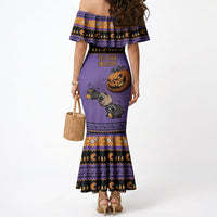 Halloween Animal Funny Mermaid Dress Short Spine Do Crime Spooky Pumpkin Chase