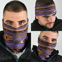Halloween Animal Funny Neck Gaiter Short Spine Do Crime Spooky Pumpkin Chase