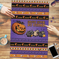 Halloween Animal Funny Puzzle Short Spine Do Crime Spooky Pumpkin Chase
