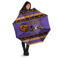 Halloween Animal Funny Umbrella Short Spine Do Crime Spooky Pumpkin Chase