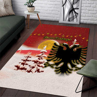 Albania Christmas Area Rug Gezuar Krishtlindjet - Wonder Print Shop