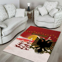 Albania Christmas Area Rug Gezuar Krishtlindjet - Wonder Print Shop