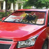 Albania Christmas Auto Sun Shade Gezuar Krishtlindjet - Wonder Print Shop