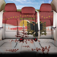 Albania Christmas Back Car Seat Cover Gezuar Krishtlindjet - Wonder Print Shop