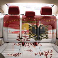 Albania Christmas Back Car Seat Cover Gezuar Krishtlindjet - Wonder Print Shop