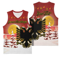 Personalized Albania Christmas Basketball Jersey Gezuar Krishtlindjet - Wonder Print Shop