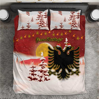 Albania Christmas Bedding Set Gezuar Krishtlindjet - Wonder Print Shop