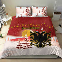 Albania Christmas Bedding Set Gezuar Krishtlindjet - Wonder Print Shop