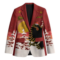 Personalized Albania Christmas Blazer Gezuar Krishtlindjet - Wonder Print Shop