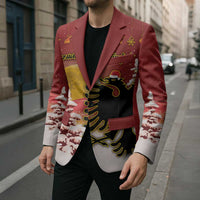 Personalized Albania Christmas Blazer Gezuar Krishtlindjet - Wonder Print Shop