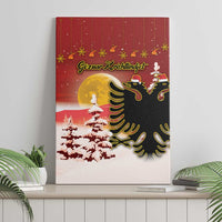 Albania Christmas Canvas Wall Art Gezuar Krishtlindjet - Wonder Print Shop