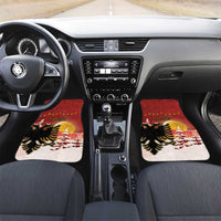 Personalized Albania Christmas Car Mats Gezuar Krishtlindjet - Wonder Print Shop