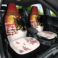 Albania Christmas Car Seat Cover Gezuar Krishtlindjet - Wonder Print Shop