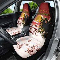 Albania Christmas Car Seat Cover Gezuar Krishtlindjet - Wonder Print Shop