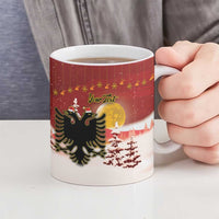 Personalized Albania Christmas Ceramic Mug Gezuar Krishtlindjet - Wonder Print Shop