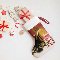 Personalized Albania Christmas Stocking Gezuar Krishtlindjet - Wonder Print Shop