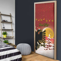 Personalized Albania Christmas Door Cover Gezuar Krishtlindjet - Wonder Print Shop