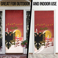 Personalized Albania Christmas Door Cover Gezuar Krishtlindjet - Wonder Print Shop