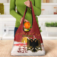 Albania Christmas Grocery Bag Gezuar Krishtlindjet - Wonder Print Shop