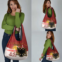 Albania Christmas Grocery Bag Gezuar Krishtlindjet - Wonder Print Shop