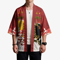 Personalized Albania Christmas Kimono Gezuar Krishtlindjet - Wonder Print Shop