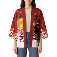 Personalized Albania Christmas Kimono Gezuar Krishtlindjet - Wonder Print Shop