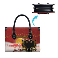Albania Christmas Leather Bag Gezuar Krishtlindjet - Wonder Print Shop