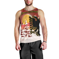 Personalized Albania Christmas Men Tank Top Gezuar Krishtlindjet - Wonder Print Shop