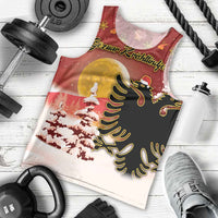 Personalized Albania Christmas Men Tank Top Gezuar Krishtlindjet - Wonder Print Shop