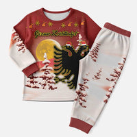 Personalized Albania Christmas Pajama Set Gezuar Krishtlindjet - Wonder Print Shop