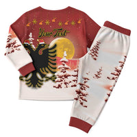 Personalized Albania Christmas Pajama Set Gezuar Krishtlindjet - Wonder Print Shop