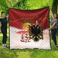 Albania Christmas Quilt Gezuar Krishtlindjet - Wonder Print Shop