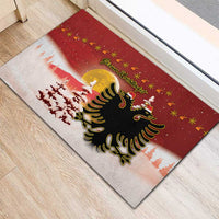 Albania Christmas Rubber Doormat Gezuar Krishtlindjet - Wonder Print Shop