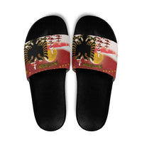 Albania Christmas Slide Sandals Gezuar Krishtlindjet - Wonder Print Shop