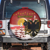 Albania Christmas Spare Tire Cover Gezuar Krishtlindjet - Wonder Print Shop