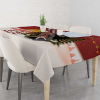 Albania Christmas Tablecloth Gezuar Krishtlindjet - Wonder Print Shop