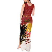 Personalized Albania Christmas Tank Maxi Dress Gezuar Krishtlindjet - Wonder Print Shop